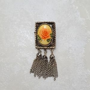 Vintage Floral Brooch